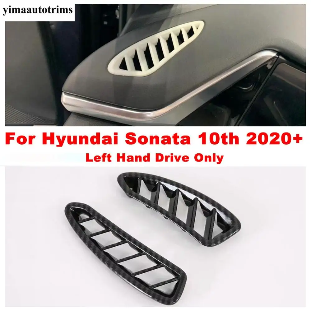 Auto Accessory Side Air Conditioning AC Outlet Vent Frame Cover Trim Carbon Fiber Style For Hyundai Sonata 10th 2020 Interior
Auto Accessory Side Air Conditioning AC Outlet Vent Frame Cover Trim Carbon Fiber Style For Hyundai Sonata 10th 2020 Interior