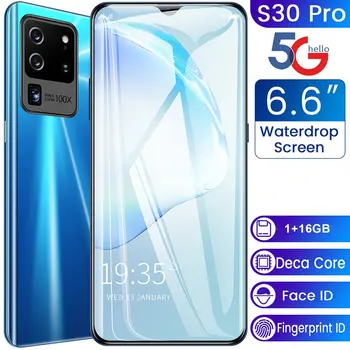 Universal 6.6-Inch Water Drop Large Screen S30Pro Smartphone Android Domestic All-In-One Face Recognition Function 1GB+16GB
Universal 6.6-Inch Water Drop Large Screen S30Pro Smartphone Android Domestic All-In-One Face Recognition Function 1GB+16GB