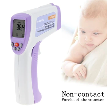 Handheld Non-contact Infrared Thermometer Digital LCD Body Forehead Pyrometer Surface Temperature Meter Imager F C acklights
Handheld Non-contact Infrared Thermometer Digital LCD Body Forehead Pyrometer Surface Temperature Meter Imager F C acklights