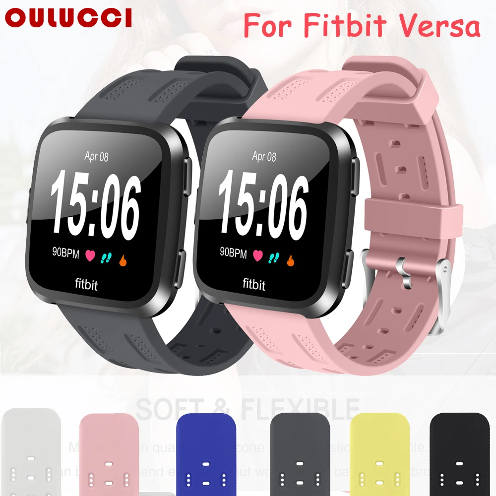 OULUCCI Sport silicone Wristband Strap For Fitbit Versa 2 Band Bracelet Replacement fitbit versa2 Strap
OULUCCI Sport silicone Wristband Strap For Fitbit Versa 2 Band Bracelet Replacement fitbit versa2 Strap