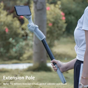 Portable DSLR Camera Adjustable Selfie Gimbal Extension Pole Travel Smooth Aluminum Alloy Stabilizer Accessory For DJI OM4
Portable DSLR Camera Adjustable Selfie Gimbal Extension Pole Travel Smooth Aluminum Alloy Stabilizer Accessory For DJI OM4