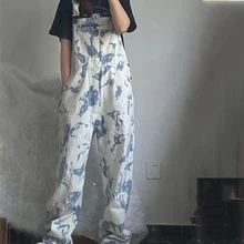 Plus size 5XL 2021 New Loose Jumpsuit Romper Female Dye Tie Printed Wide Leg Overalls Pant Casual Playsuit
Plus size 5XL 2021 New Loose Jumpsuit Romper Female Dye Tie Printed Wide Leg Overalls Pant Casual Playsuit