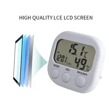 Digital LCD Temperature Humidity Meter, Home Indoor Outdoor Hygrometer, Weather Station with Clock and Temperature Meter
Digital LCD Temperature Humidity Meter, Home Indoor Outdoor Hygrometer, Weather Station with Clock and Temperature Meter