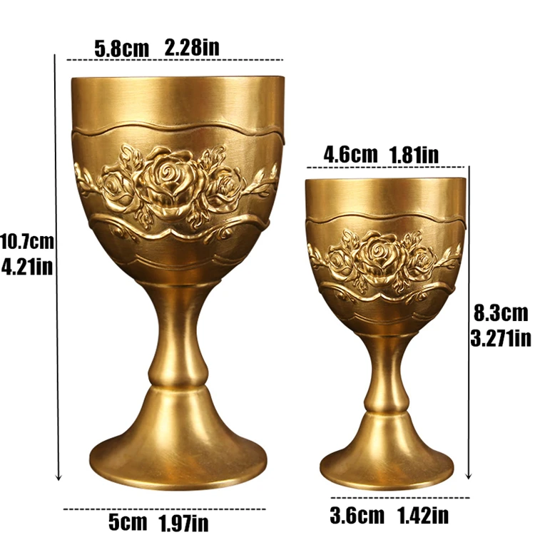 Brass Mini Wine Glass Relief Vodka Goblet 100ml 50ml Spirits Cup Gold Ancient Tumbler Portable Personalized Wedding Decoration Brass Mini Wine Glass Relief Vodka Goblet 100ml 50ml Spirits Cup Gold Ancient Tumbler Portable Personalized Wedding Decoration