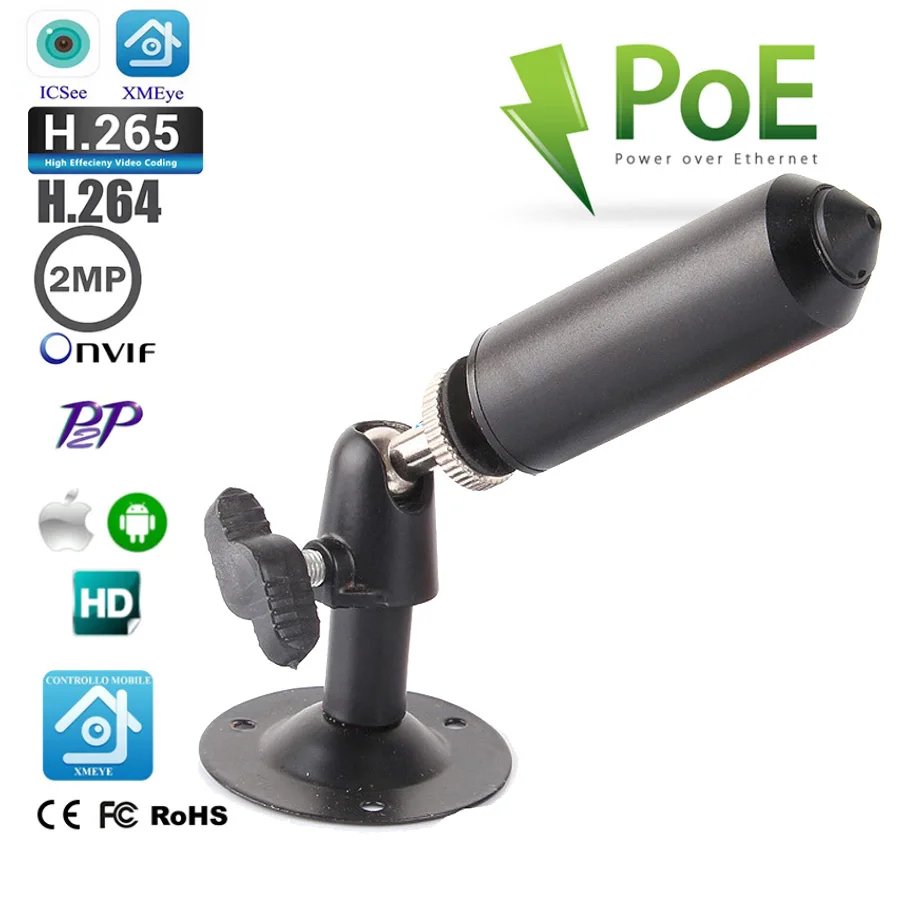 XM530 DSP Sony IMX307 Starlight CCTV Security P2P Onvif 1080P Covert Industry Mini Bullet Poe IP Camera For Indoor Use XMEYE
XM530 DSP Sony IMX307 Starlight CCTV Security P2P Onvif 1080P Covert Industry Mini Bullet Poe IP Camera For Indoor Use XMEYE