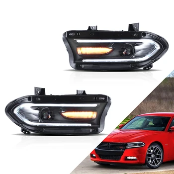 VLAND Car Styling Headlight For Dodge Charger 2015 2016 2017 2018 2019 LED DRL Front Lamps Plug and Play Head Light Assembly
VLAND Car Styling Headlight For Dodge Charger 2015 2016 2017 2018 2019 LED DRL Front Lamps Plug and Play Head Light Assembly