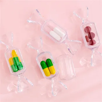 5/10pcsmini Jewelry Storage Box Candy Shaped Transparent Plastic Portable Earrings Necklace Storage Case Home Makeup Organizer
5/10pcsmini Jewelry Storage Box Candy Shaped Transparent Plastic Portable Earrings Necklace Storage Case Home Makeup Organizer