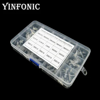 15 values x 40pcs transistor kit box TO-92 2N2222 2N3904 2N3906 2N5401 2N5551 A1015 C1815 C945 S8050 S8550 S9012-9015 S9018
15 values x 40pcs transistor kit box TO-92 2N2222 2N3904 2N3906 2N5401 2N5551 A1015 C1815 C945 S8050 S8550 S9012-9015 S9018