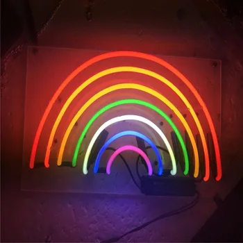Neon Signs For Rainbow Neon bulb Sign Decorate bedroom Game Room wall Lamp Handcraft Glass Tubes Art Dropship
Neon Signs For Rainbow Neon bulb Sign Decorate bedroom Game Room wall Lamp Handcraft Glass Tubes Art Dropship