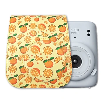 For Fuji Fujifilm Instax Polaroid Mini 11 Summer Sweet Orange Color Camera Bag Protective Cover Retro PU Leather Shoulder Case
For Fuji Fujifilm Instax Polaroid Mini 11 Summer Sweet Orange Color Camera Bag Protective Cover Retro PU Leather Shoulder Case