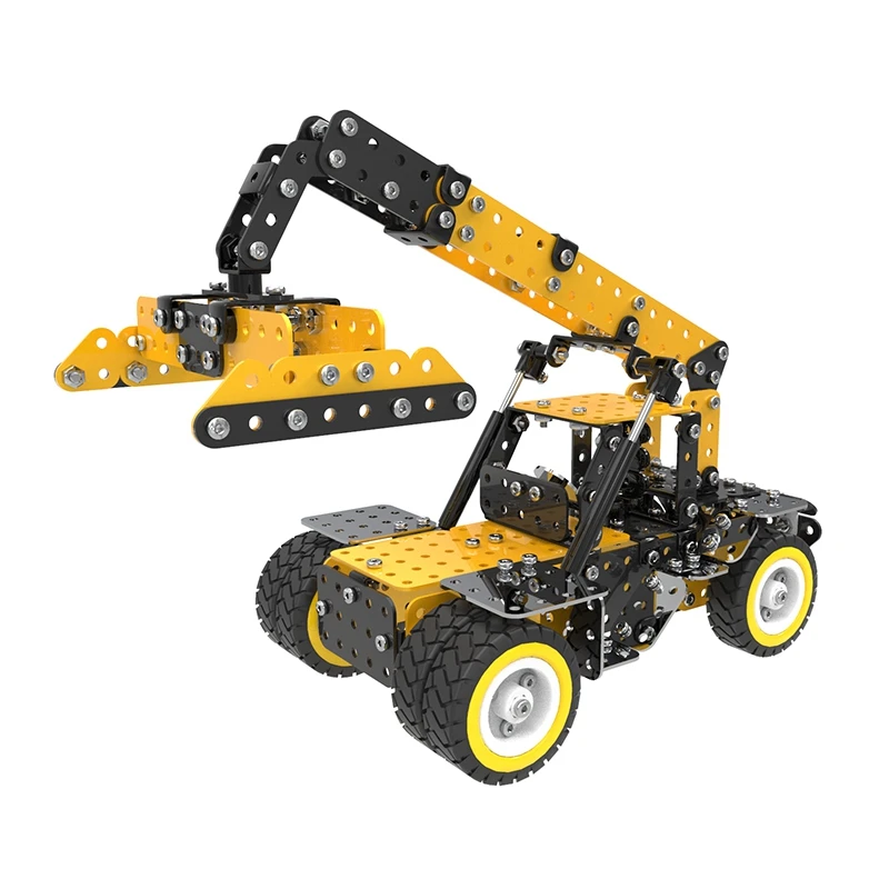 582Pcs DIY Construction Excavator Set 3D Stainless Steel Model Kit Gift Metal Model Building Best Gift Toys for Children
582Pcs DIY Construction Excavator Set 3D Stainless Steel Model Kit Gift Metal Model Building Best Gift Toys for Children