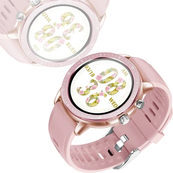 Smart Watch Women Heart Rate Blood Pressure Monitor 1.3 inch Full Screen Touch Smart wristband IP67 Waterproof Sports Smartwatch
Smart Watch Women Heart Rate Blood Pressure Monitor 1.3 inch Full Screen Touch Smart wristband IP67 Waterproof Sports Smartwatch