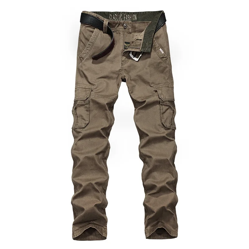 Men Spring Multi-pocket Loose Straight Cargo Trouser Overalls Male Outdoor Sports Climbing Hiking Training Long Pants Large Size
Men Spring Multi-pocket Loose Straight Cargo Trouser Overalls Male Outdoor Sports Climbing Hiking Training Long Pants Large Size