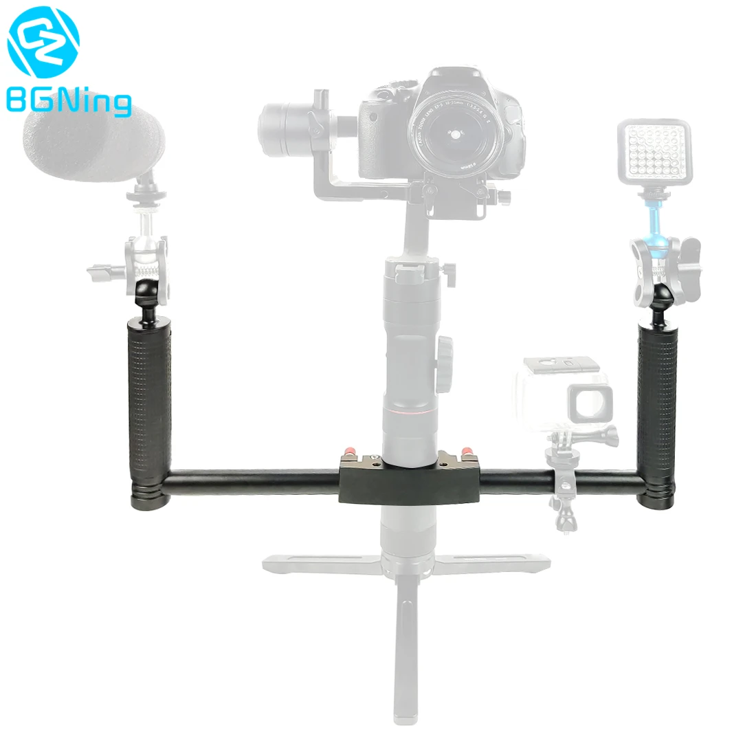 Dual Handheld Camera Photography Gimbal Portable Kit for DJI Ronin-s for Zhiyun Crane2 Pro Stabilizer DSLR SLR Hold Grip Handles
Dual Handheld Camera Photography Gimbal Portable Kit for DJI Ronin-s for Zhiyun Crane2 Pro Stabilizer DSLR SLR Hold Grip Handles