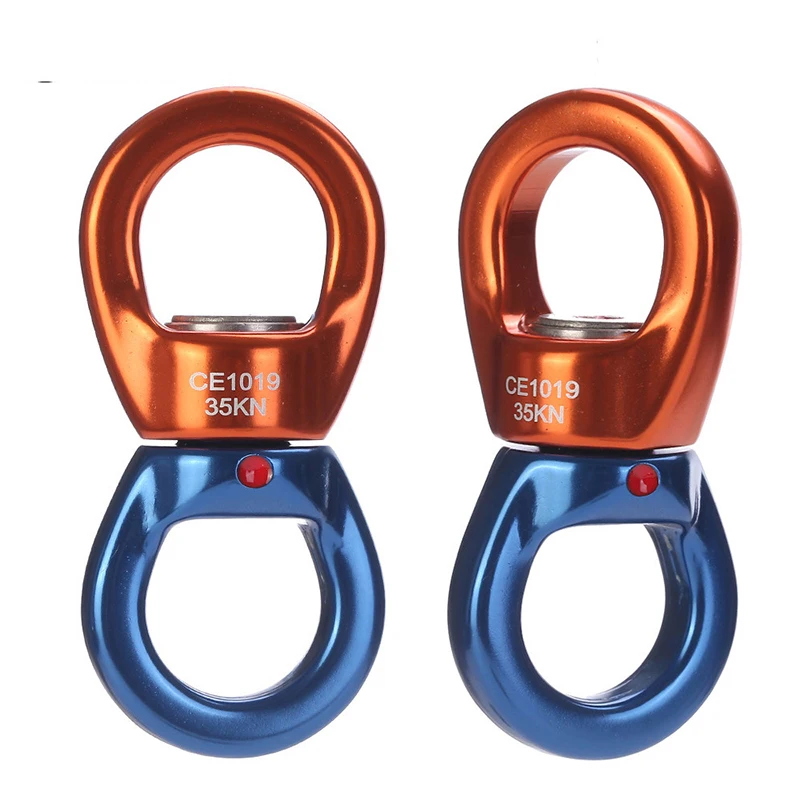 Rope Swivel Connector 35KN 8 Shape Outdoor Rock Climbing Safety Rotational Device Aluminum Magnesium Alloy 360 Universal Rotator
Rope Swivel Connector 35KN 8 Shape Outdoor Rock Climbing Safety Rotational Device Aluminum Magnesium Alloy 360 Universal Rotator