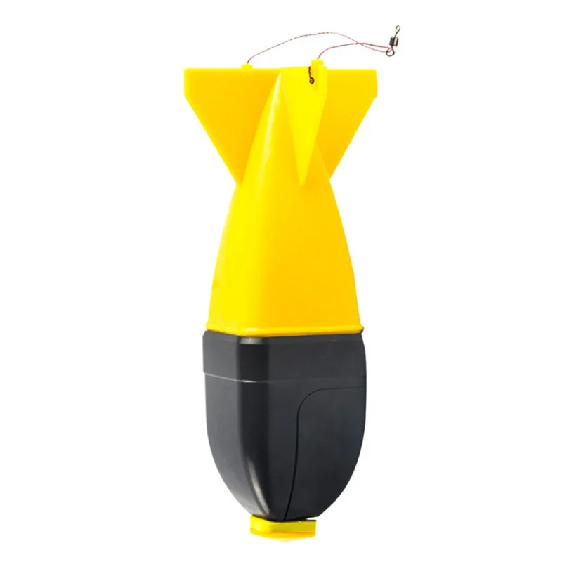 

Fishing Bait Container Plastic Carp Lure Rocket Fish Feeder System Sling Sinking Plastic Squid Bait Thrower Fishing Tool