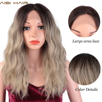AISI HAIR Lace Front Wig Synthetic Wigs Medium Blonde Wavy Wig Natural Wave Middle Part Hair Heat Resistant Fiber Daily Hair
AISI HAIR Lace Front Wig Synthetic Wigs Medium Blonde Wavy Wig Natural Wave Middle Part Hair Heat Resistant Fiber Daily Hair
