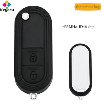 KEYECU Flip Folding Remote Control Car Key With 3 Buttons & 433MHz Frequency & ID46 Chip & Uncut Blade - FOB for MG3 MG 3
KEYECU Flip Folding Remote Control Car Key With 3 Buttons & 433MHz Frequency & ID46 Chip & Uncut Blade - FOB for MG3 MG 3