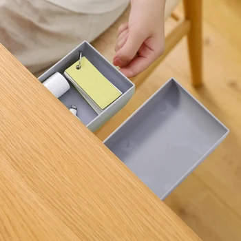 2pcs Hanging Container ABS Drawer Style Storage Box Punch Free Adhesive Pen Box Under Table Desk Drawer Storage Organizer
2pcs Hanging Container ABS Drawer Style Storage Box Punch Free Adhesive Pen Box Under Table Desk Drawer Storage Organizer