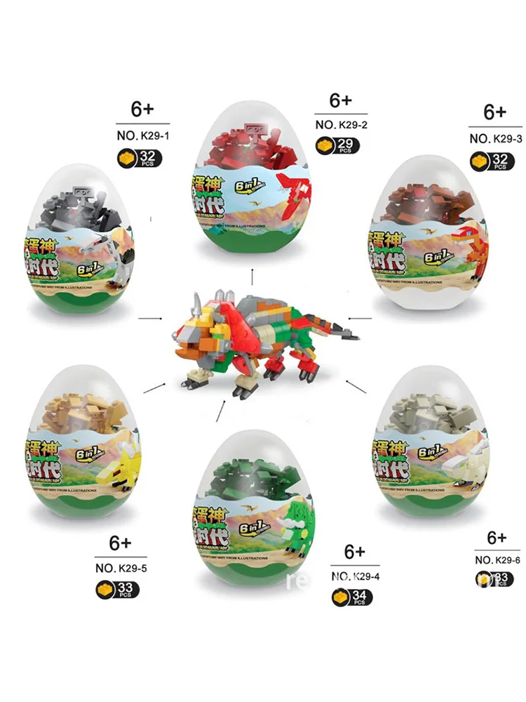 6 IN1 Dinosaur building blocks twisted eggs jungle animals enlightenment puzzle assembly Compatible with Legoinglys ChristmGifts
6 IN1 Dinosaur building blocks twisted eggs jungle animals enlightenment puzzle assembly Compatible with Legoinglys ChristmGifts