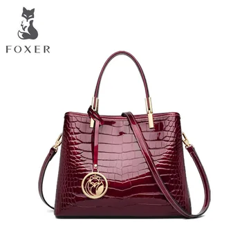 FOXER 2020 New fashion Crocodile pattern cowhide bag designer bags famous brand women bag luxury handbags women bags leather bag
FOXER 2020 New fashion Crocodile pattern cowhide bag designer bags famous brand women bag luxury handbags women bags leather bag