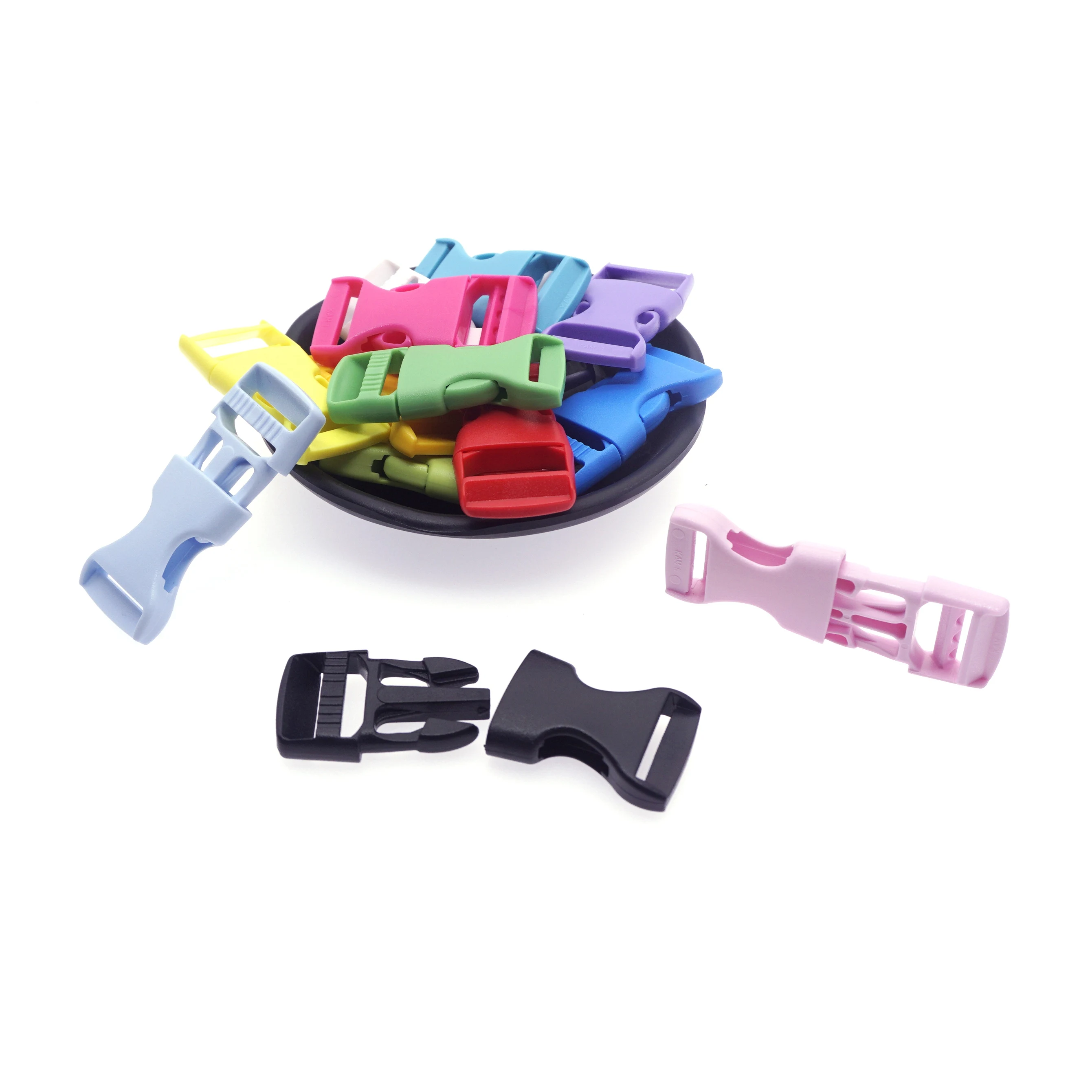 20pcs Sutoyuen Plastic Colorful Contoured Side Release Buckles Webbing Size 20mm For Paracord Bracelets / Backpack
20pcs Sutoyuen Plastic Colorful Contoured Side Release Buckles Webbing Size 20mm For Paracord Bracelets / Backpack