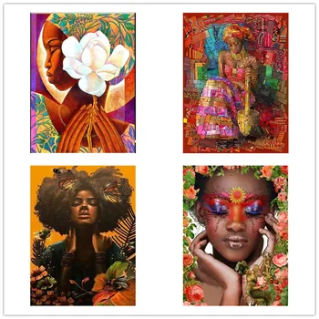 LIPHISFUN Handmade Diamond Embroidery African Girl Woman 5D DIY Diamond Painting Full Square/round Resin Rhinestone Home Decor
LIPHISFUN Handmade Diamond Embroidery African Girl Woman 5D DIY Diamond Painting Full Square/round Resin Rhinestone Home Decor