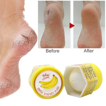 1PC Heel Repair Cream Anti-Drying Anti-Cracking Moisturizing Smooth Banana Cream Remove Dead Skin Repair Skin Foot Cream
1PC Heel Repair Cream Anti-Drying Anti-Cracking Moisturizing Smooth Banana Cream Remove Dead Skin Repair Skin Foot Cream