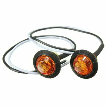 10x Mudguard lights Yellow Red 3/4\" Bullet Clearance Side Marker Truck Trailer LED Lights Lamp high quality
10x Mudguard lights Yellow Red 3/4\" Bullet Clearance Side Marker Truck Trailer LED Lights Lamp high quality
