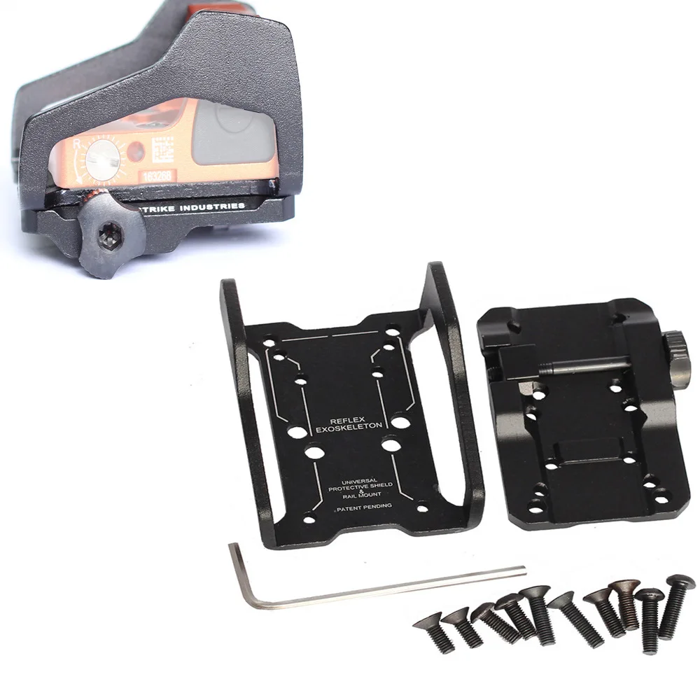 Rex Sight Mount Universal Red Dot Sight Exoskeleton Aluminum Alloy Scope Clip Bracket Reflective Exoskeleton Gock Accessories
Rex Sight Mount Universal Red Dot Sight Exoskeleton Aluminum Alloy Scope Clip Bracket Reflective Exoskeleton Gock Accessories