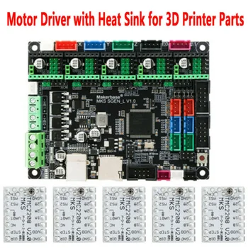 High-performance 5pcs MKS TMC2208 V2.0 Stepper Driver Board With Heatsink Replacement For 3D Printer Cost-effective
High-performance 5pcs MKS TMC2208 V2.0 Stepper Driver Board With Heatsink Replacement For 3D Printer Cost-effective