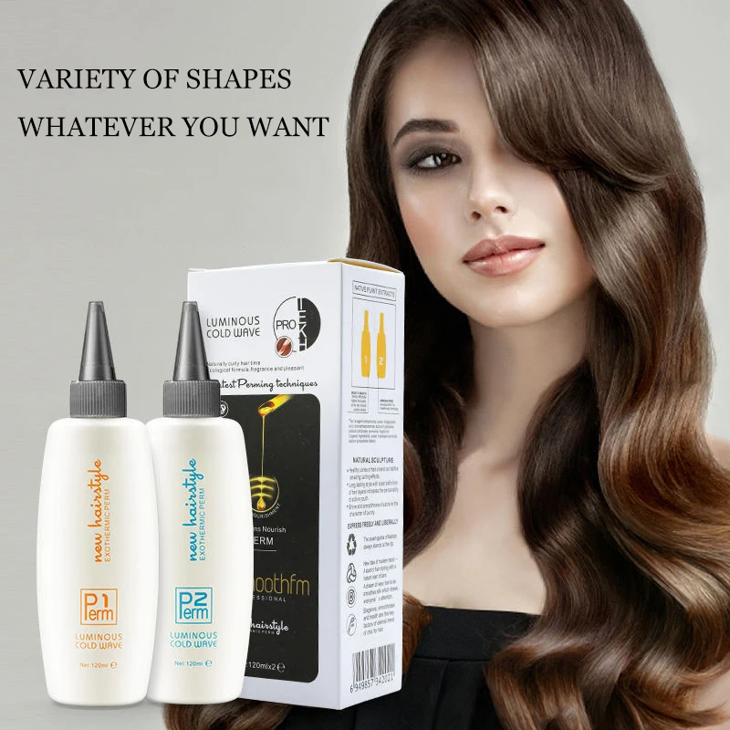 Description Picture 2 of itemOrganic Digital Permanent Wave Curl Curly Perm Cream Liquid Cold Wave Hair Perm Lotion Solution For Resistant To Natural Hair