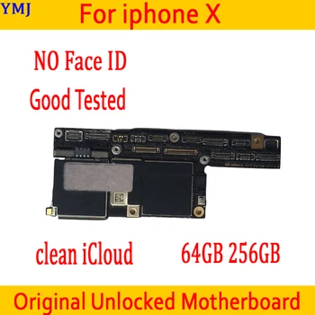 For iphone X Original unlocked Motherboard No Face ID,with IOS System Clean iCloud for iphone X Mainboard 64GB 256GB Good Tested
For iphone X Original unlocked Motherboard No Face ID,with IOS System Clean iCloud for iphone X Mainboard 64GB 256GB Good Tested