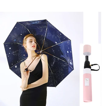 Fashion Windproof Women's Umbrella Anti UV Black Coating Sun Female Beach Umbrellas Sunscreen 3 Folding Sun Umbrella Parapluie
Fashion Windproof Women's Umbrella Anti UV Black Coating Sun Female Beach Umbrellas Sunscreen 3 Folding Sun Umbrella Parapluie