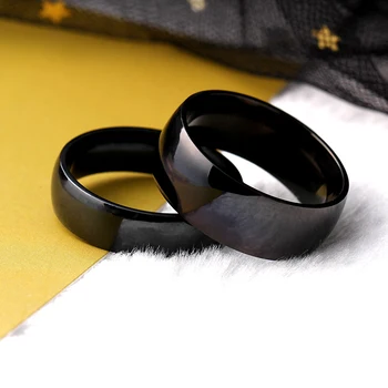 Black Titanium Steel Couple Ring for Women and Man Lovers Ring Stainless Steel Wedding Bands 6mm 8mm
Black Titanium Steel Couple Ring for Women and Man Lovers Ring Stainless Steel Wedding Bands 6mm 8mm