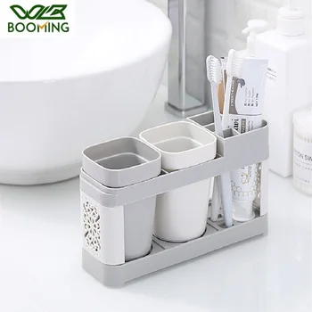 WBBOOMING Plastic Creative Toothbrush Holder Toothpaste Storage Multifunction Household Items Removable Bathroom Accessories Set
WBBOOMING Plastic Creative Toothbrush Holder Toothpaste Storage Multifunction Household Items Removable Bathroom Accessories Set