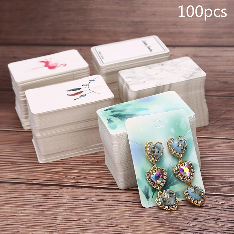 100pcs/Set Multi Color Paper Cute Stud Earring HangTag Card Custom Logo Cost Extra Jewelry Display Packing Card
100pcs/Set Multi Color Paper Cute Stud Earring HangTag Card Custom Logo Cost Extra Jewelry Display Packing Card