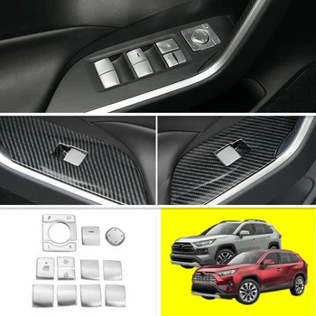Aluminum Window Lift Switch Button Panel Sticker Trim For Toyota RAV4 2019 2020 Blue,Red,Silver High Quality Interior Stickers
Aluminum Window Lift Switch Button Panel Sticker Trim For Toyota RAV4 2019 2020 Blue,Red,Silver High Quality Interior Stickers