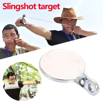 Metal Target Metal Catapult Target Outdoor Tool Camp Silver 3/4cm Hunting Bow Shooting Range Metal Hanging Target
Metal Target Metal Catapult Target Outdoor Tool Camp Silver 3/4cm Hunting Bow Shooting Range Metal Hanging Target