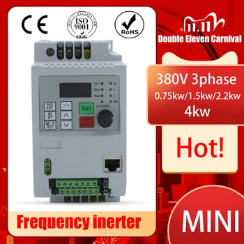 4kw 380v AC VFD Variable Frequency Drive VFD Inverter three phase Input three phase Output Frequency inverter spindle motor
4kw 380v AC VFD Variable Frequency Drive VFD Inverter three phase Input three phase Output Frequency inverter spindle motor