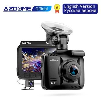 GS63H 4K Built in GPS WiFi Car DVRs Recorder Dash Cam Dual Lens Vehicle Rear View Camera Camcorder Night Vision Dashcam
GS63H 4K Built in GPS WiFi Car DVRs Recorder Dash Cam Dual Lens Vehicle Rear View Camera Camcorder Night Vision Dashcam