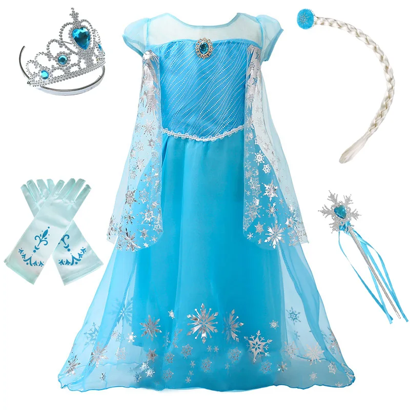 Little Girl Princess Elsa Dress for Girls Cosplay Elza Fancy Costume Children's Halloween Christmas Birthday Party Clothes
Little Girl Princess Elsa Dress for Girls Cosplay Elza Fancy Costume Children's Halloween Christmas Birthday Party Clothes