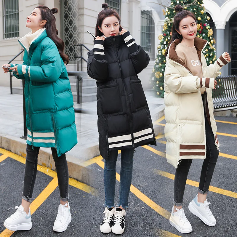 2019 Winter Trend Simple Cotton-padded Clothes Hooded Solid Color Elegant Casual Long Sleeve Mid-length Cotton Coat Qjjyx836
2019 Winter Trend Simple Cotton-padded Clothes Hooded Solid Color Elegant Casual Long Sleeve Mid-length Cotton Coat Qjjyx836