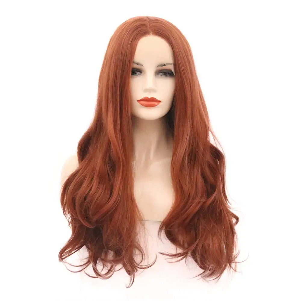 RONGDUOYI Orange Color Long Wave Synthetic Lace Front Wig Heat Resistant Fiber Hair 13x3 Wigs for Women with Natural Hairline
RONGDUOYI Orange Color Long Wave Synthetic Lace Front Wig Heat Resistant Fiber Hair 13x3 Wigs for Women with Natural Hairline