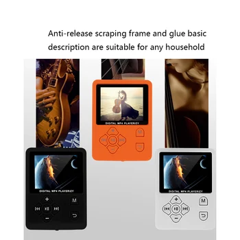 1.8" Screen MP3 Player 3.5mm Earphone Port MP4 Player Button Control FM Radio Audio Recording Music Playing Device
1.8" Screen MP3 Player 3.5mm Earphone Port MP4 Player Button Control FM Radio Audio Recording Music Playing Device