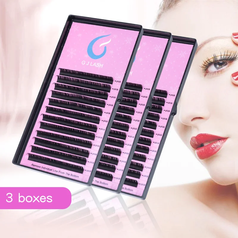 GJLash 3Case Set 12 Lines 9-15mm J/B/C/D Eyelash Extension Lashes Extension High-Quality Natural Eyelashes Extension Eyelash
GJLash 3Case Set 12 Lines 9-15mm J/B/C/D Eyelash Extension Lashes Extension High-Quality Natural Eyelashes Extension Eyelash