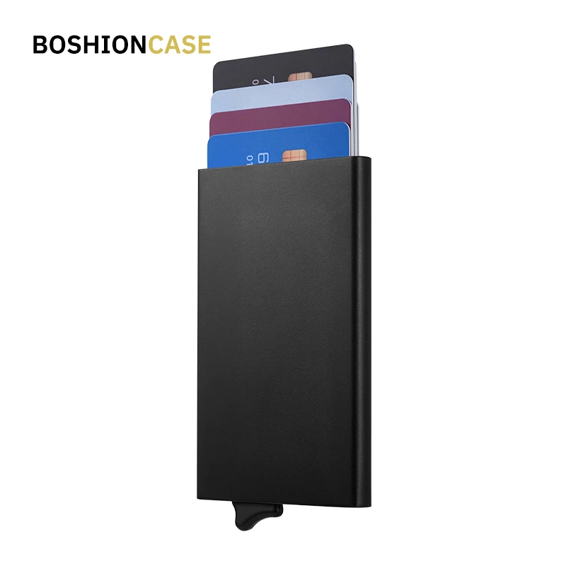 BOSHIONCASE Aluminum Anti-Theft Wallet slim Pop UP Bank Case Big Button 2020 Business Credit RFID Blocking Card Holder
BOSHIONCASE Aluminum Anti-Theft Wallet slim Pop UP Bank Case Big Button 2020 Business Credit RFID Blocking Card Holder