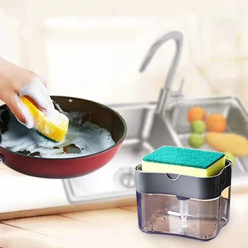 Strong Decontamination Cleaning Tools with Sponge Holder Kitchen Cleaning Artifact Soap Storage Box Container Dish Washing Tools
Strong Decontamination Cleaning Tools with Sponge Holder Kitchen Cleaning Artifact Soap Storage Box Container Dish Washing Tools