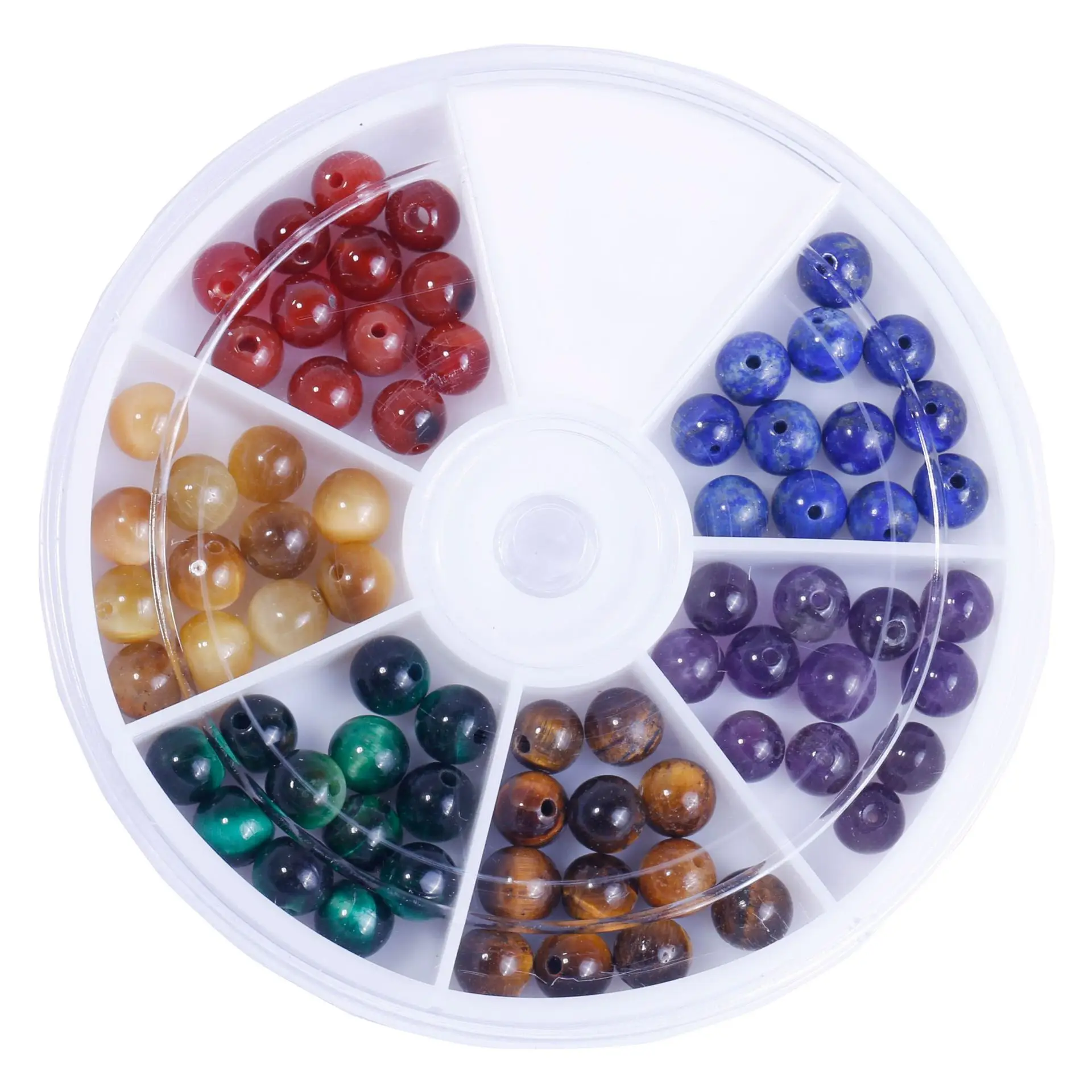 72pcs/set 6mm Natrual Lapis Tiger's-eye Agate Amethyst Round Beads Diy Necklace Bracelet Earring Loose Beads Fine Jewelry Accessories
72pcs/set 6mm Natrual Lapis Tiger's-eye Agate Amethyst Round Beads Diy Necklace Bracelet Earring Loose Beads Fine Jewelry Accessories