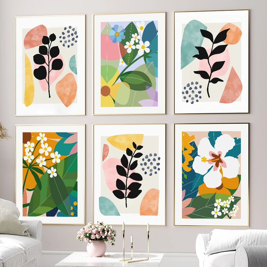 Abstract Flower Colorful Geometric Shapes Wall Art Canvas Painting Nordic Posters And Prints Wall Pictures For Living Room Decor
Abstract Flower Colorful Geometric Shapes Wall Art Canvas Painting Nordic Posters And Prints Wall Pictures For Living Room Decor